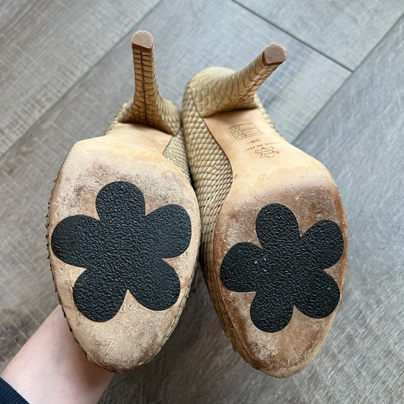 Alejandro Ingelmo Python Print Heels Size 38 - Picture 8 of 14